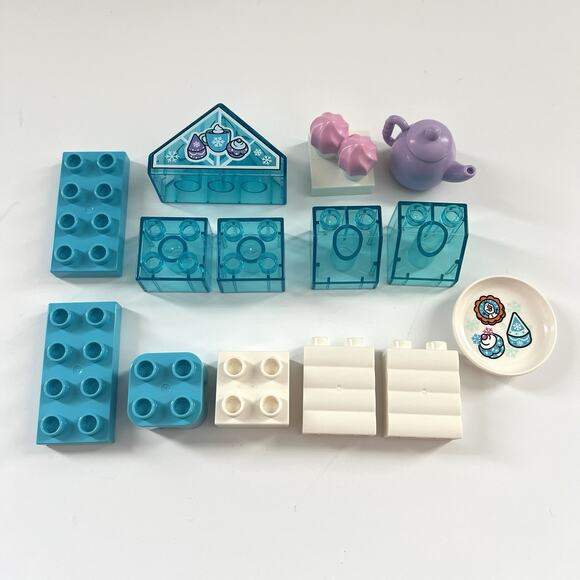 Lego Duplo Frozen Disney 10920 Elsa and Olaf's Tea Party Complete W/ Box & Book - Picture 6 of 12
